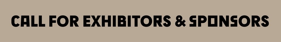 call for exhibitors & sponsors